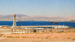AKABA hat einen Seehafen mit Zugang über den Golf von Akaba zum Roten Meer